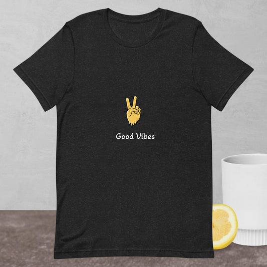 Black Good Vibes Unisex t-shirt