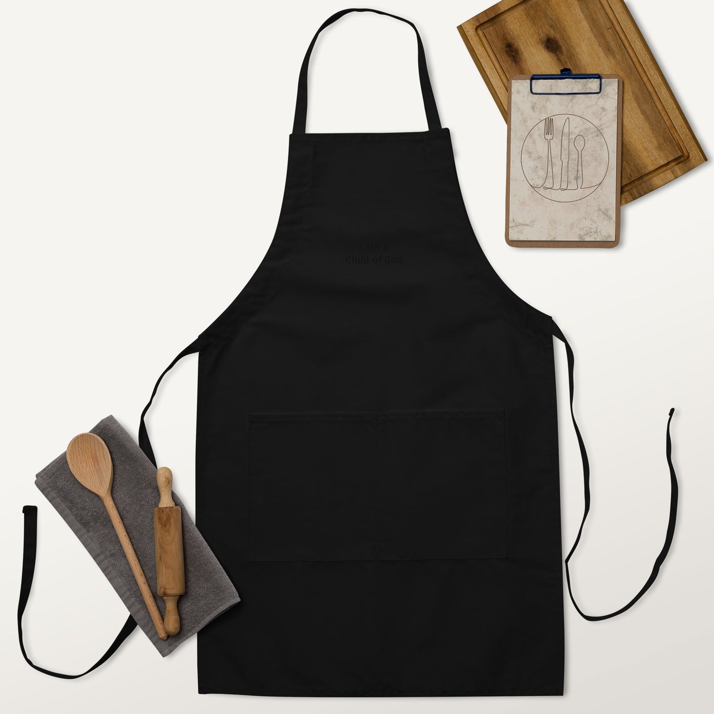 I am a Child of God - Embroidered Apron