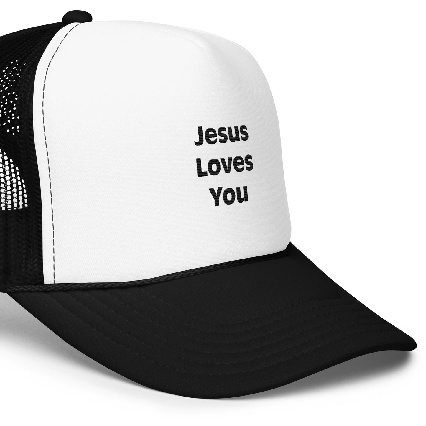 Jesus Loves You Foam trucker hat